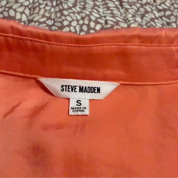 Spring Rose Steve Madden Augustina top S - Picture 4 of 7